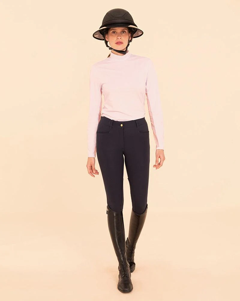 Visconti - T-shirt technique d'équitation col montant - Image 4