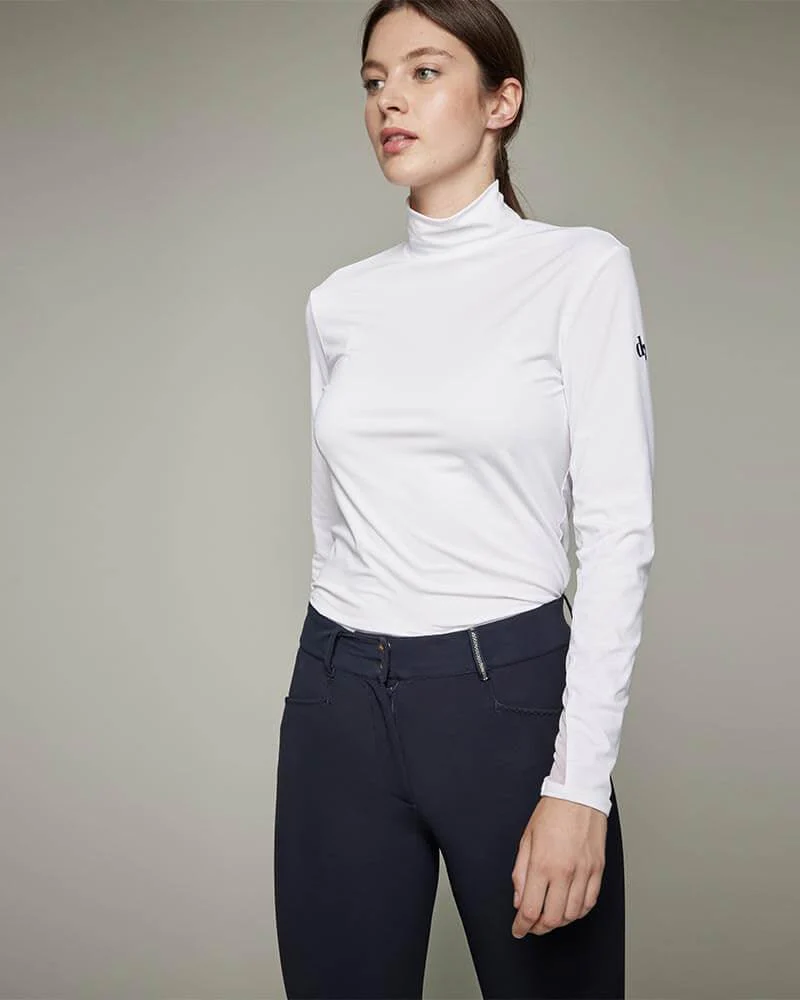 Visconti - T-shirt technique d'équitation col montant - Image 9